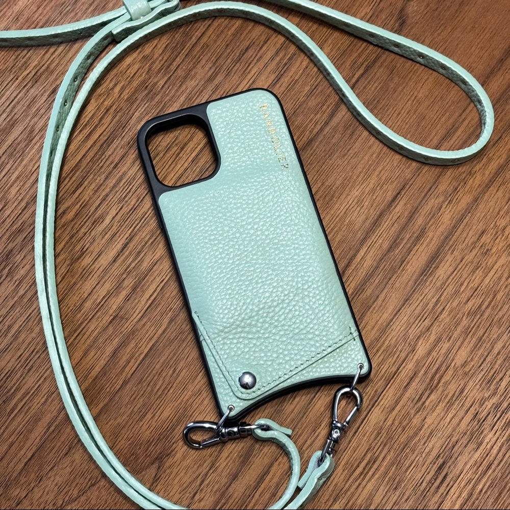 iPhone 11 Pro Bandolier Strap Case Mint